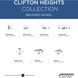 Lucas 1 Light 13 inch Brushed Nickel Flush Mount Ceiling Light